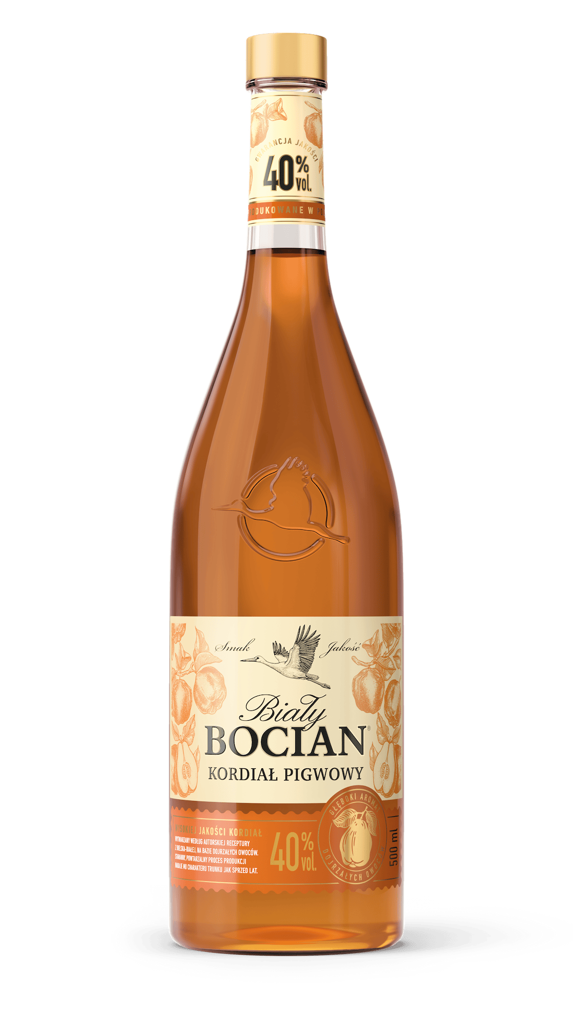 Biały Bocian Kordiał Pigwowy bottle